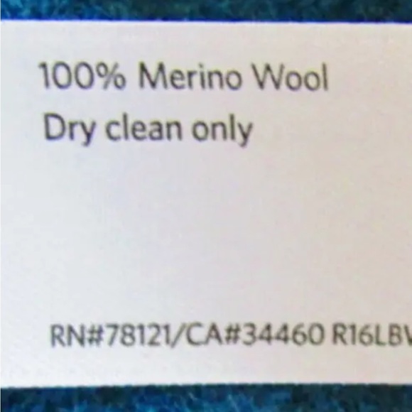 $278 Eileen Fisher Boiled Wool Kimono Sweater Small 6 8 + Pin Oversized Nile NWT - Picture 15 of 16